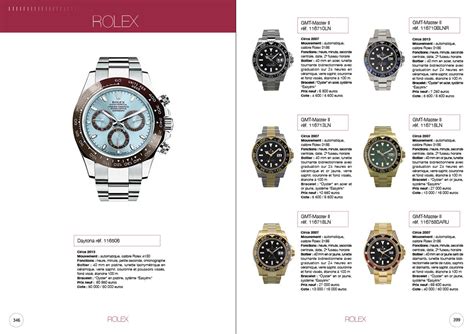 catalogue rolex prix|rolex catalogue 2022 pdf.